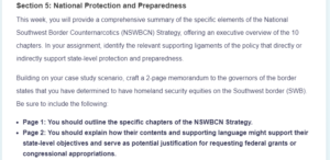 Section 5 National Protection and Preparedness