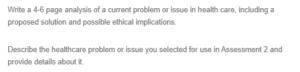 Analyzing a Current Health Care Issue-Medication Errors