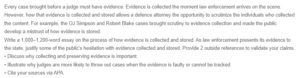 Criminal Justice and Forensic Evidence Law