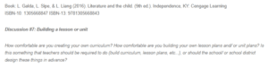 Discussion - Building a Lesson or Unit
