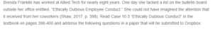 Ethical Evaluation of Workplace Conduct- A Case Study Analysis