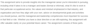 Exploring Managerial Pathways- Insights into Leadership, Values, and Industry Alignment