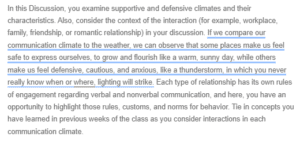 How Communication Climates Shape Interactions- Exploring Supportive and Defensive Environments