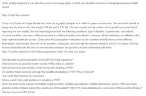 Personal Health Records - Patient Concerns