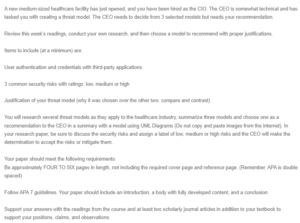 Threat Modeling - Health Care Facility