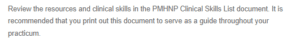 Utilizing the PMHNP Clinical Skills List- A Comprehensive Review and Resource Guide