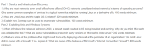 Analyzing Operating Systems and Small OfficeHome Office Networks