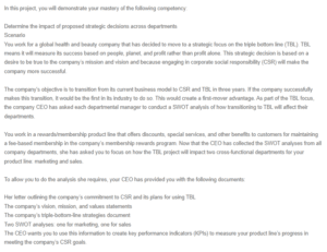 Analyzing Strategic Points of KPIs for TBL Memo