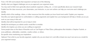 Discussion - Argument Essay Approaches