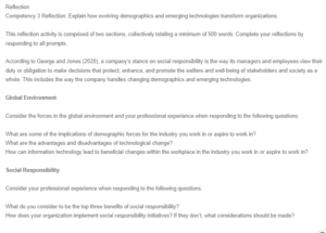 Effect of Demographics and Emerging Technologies
