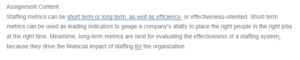 Evaluating Staffing Metrics- Ensuring Alignment with Organizational Needs