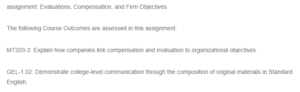 Evaluation, Compensation, And Firm Objectives