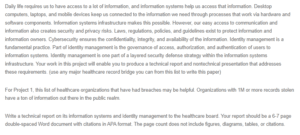 Information Systems and Identity Management