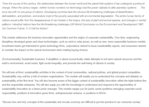 Innovation and the Sustainable Organisation