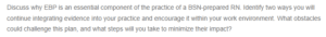 Integrating Evidence-Based Practice into Nursing- Commitment Challenges and Strategies for Success