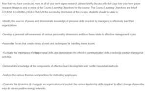 Interpersonal Skills and Effective Communication