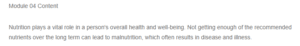 Malnutrition and Its Impact on Health- A Case Study of Kwashiorkor