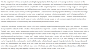 Mini-Energy Audit Paper