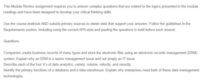 Module Review Questions