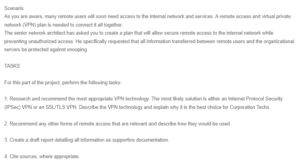 Remote Access and Virtual Private Network