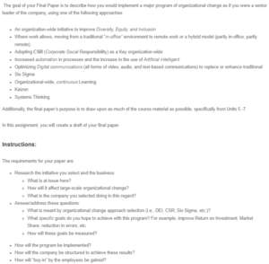 Six Sigma Approach to Implementing