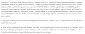 Analyzing Capital Expenditure for XOM Companies