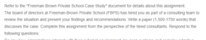 Analyzing Freeman-Brown Private School Effectiveness as an Open and Complex Adaptive System