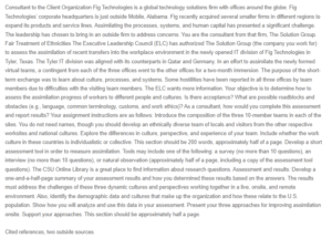 Assessment of Assimilation of Fig Technologies Employees