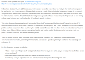 Big data
