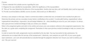 Case Analysis - Aviation Human Factors