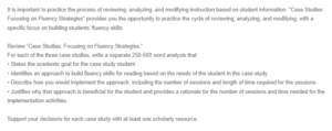 Case Studies - Fluency Strategies