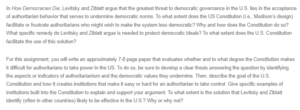 Discussion - American Democracy