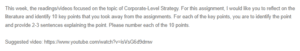 Discussion - Corporate Level Strategy