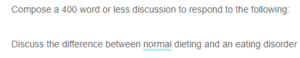 Distinguishing Between Normal Dieting and Eating Disorders- Key Differences