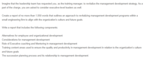 Employee and Organizational Development