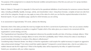 Financial Ratios - Starbucks Corporation