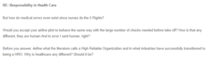 High Reliability Organizations