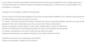 Teaching Plan for Obese Hispanic Elderly Couple