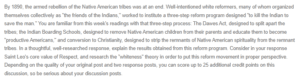 The Legacy of 19th-Century Native American Reforms