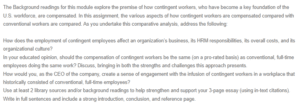 Comparing the Impact and Compensation of Contingent and Full-Time Workers