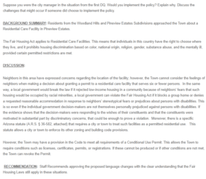 Conditional Use Permit for Residential Care Facilities