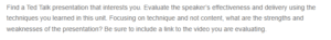 Evaluating Presentation Techniques- An Analysis of Zhixiang Yaos TED Talk