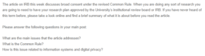 Implementing Regulatory Board Consent Article Analysis