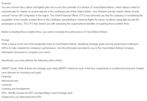 Memo - Evaluating Success at Transglobal Airlines