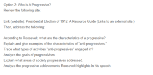 Who is A Progressive