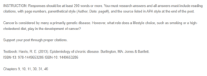 Chronic and Communicable Diseases - Cancer