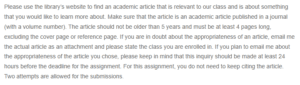 Critique of a Journal Article (CJA) Paper