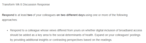 Debating Digital Inclusion- Expanding the Social Determinants of Health to Include Broadband Access