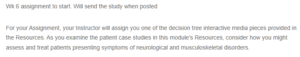 Decision Tree for Neurological and Musculoskeletal Disorders