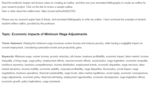 Economic Impacts of Minimum Wage Adjustments